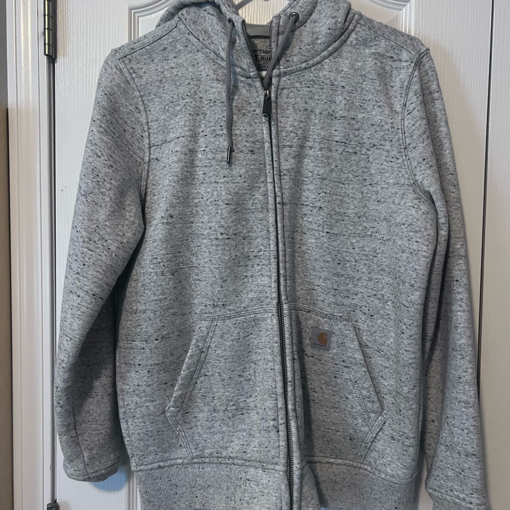Carhartt Women’s Relaxed Fit Full-Zip Hoodie – Size Small
